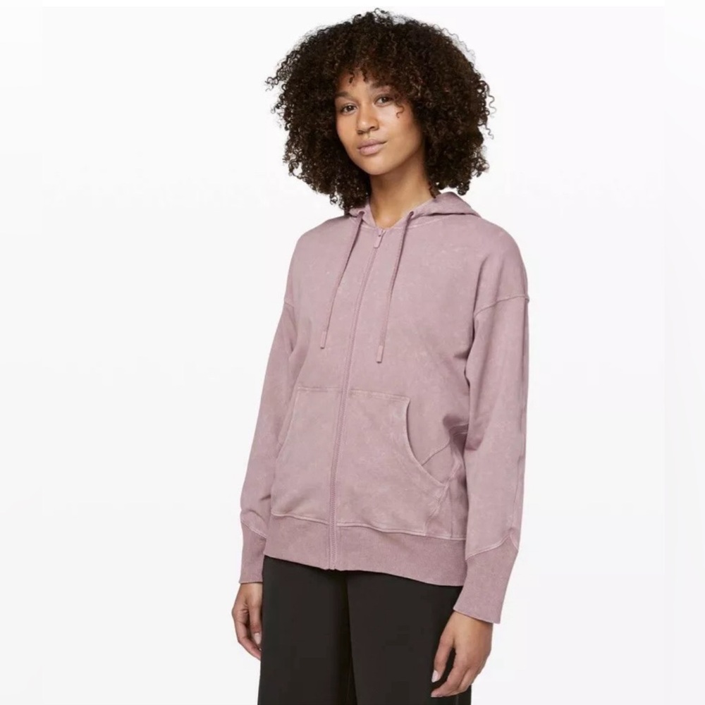 Lululemon Ready to Roll Hoodie Washed Vintage Mauve size 4